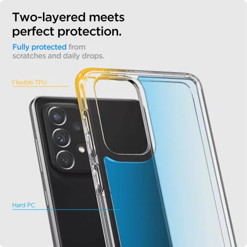 Samsung A536U Galaxy A53 5G ütésálló hátlap - Spigen Ultra Hybrid - átlátszó