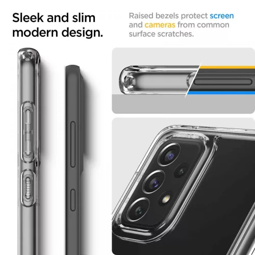 Samsung A536U Galaxy A53 5G ütésálló hátlap - Spigen Ultra Hybrid - átlátszó