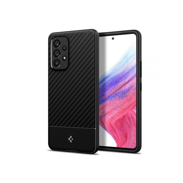 Samsung A536U Galaxy A53 5G ütésálló hátlap - Spigen Core Armor - fekete