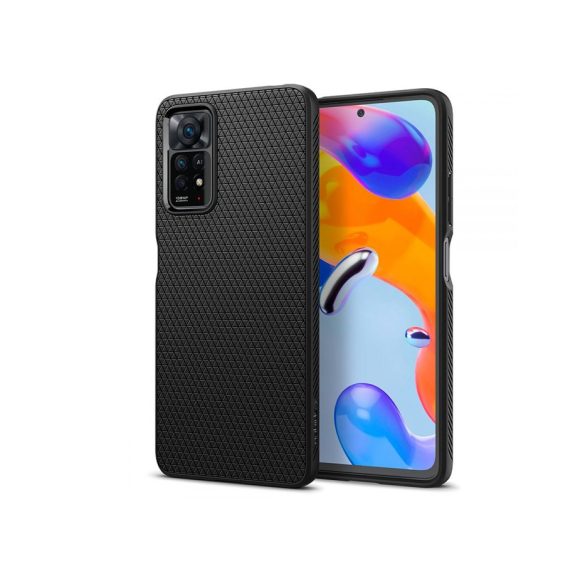 Xiaomi Redmi Note 11 Pro/Redmi Note 11 Pro 5G ütésálló hátlap - Spigen Liquid   Air - fekete