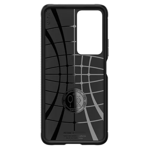 Xiaomi Poco F4 ütésálló hátlap - Spigen Rugged Armor - fekete