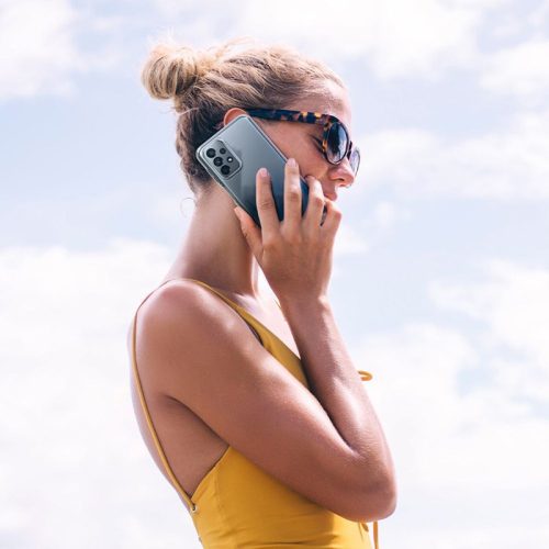 Samsung A236U Galaxy A23 5G ütésálló hátlap - Spigen Liquid Crystal - átlátszó