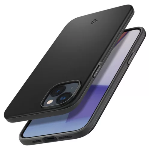 Apple iPhone 14 ütésálló hátlap - Spigen Thin Fit - fekete