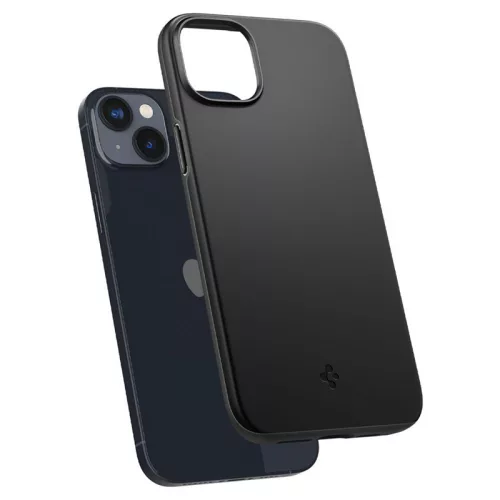 Apple iPhone 14 ütésálló hátlap - Spigen Thin Fit - fekete