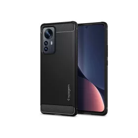   Xiaomi 12T/12T Pro ütésálló hátlap - Spigen Rugged Armor - fekete