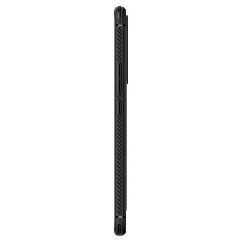 Xiaomi 12T/12T Pro ütésálló hátlap - Spigen Rugged Armor - fekete