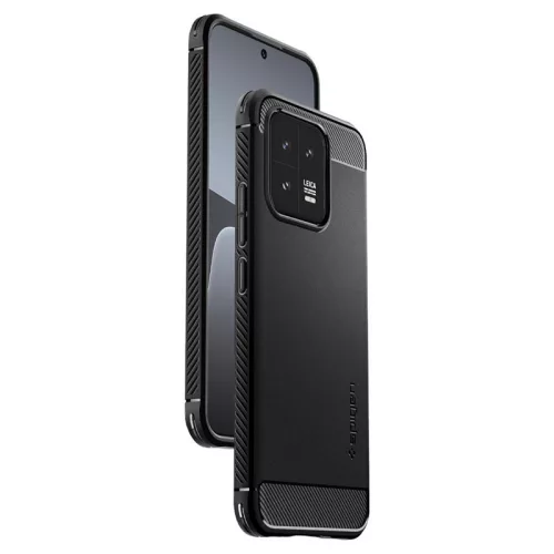 Xiaomi 13 ütésálló hátlap - Spigen Rugged Armor - fekete
