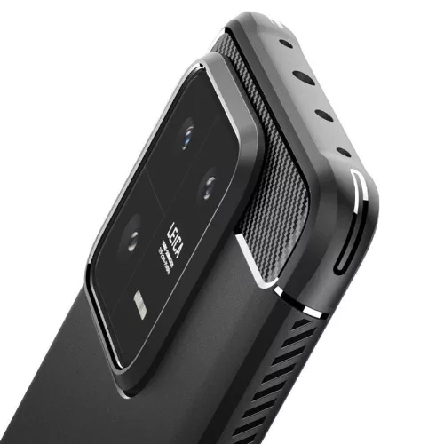 Xiaomi 13 Pro ütésálló hátlap - Spigen Rugged Armor - fekete