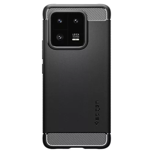 Xiaomi 13 Pro ütésálló hátlap - Spigen Rugged Armor - fekete