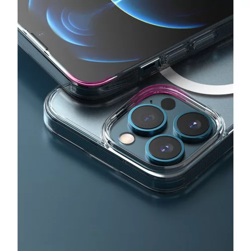 Apple iPhone 13 Pro Max ütésálló hátlap - Ringke Fusion Magnetic Magsafe - matt átlátszó