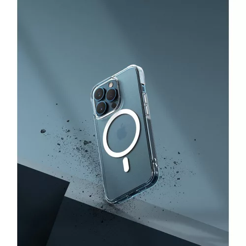 Apple iPhone 13 Pro Max ütésálló hátlap - Ringke Fusion Magnetic Magsafe - matt átlátszó