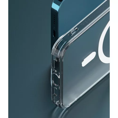Apple iPhone 13 Pro Max ütésálló hátlap - Ringke Fusion Magnetic Magsafe - matt átlátszó