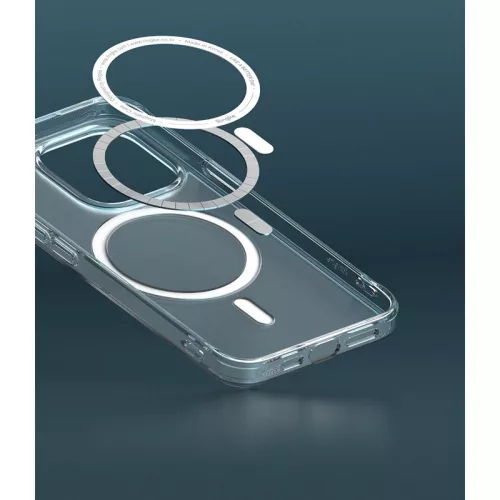 Apple iPhone 13 Pro Max ütésálló hátlap - Ringke Fusion Magnetic Magsafe - matt átlátszó