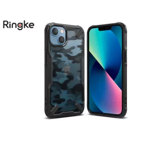   Apple iPhone 13 ütésálló hátlap - Ringke Fusion X - terepszínű fekete