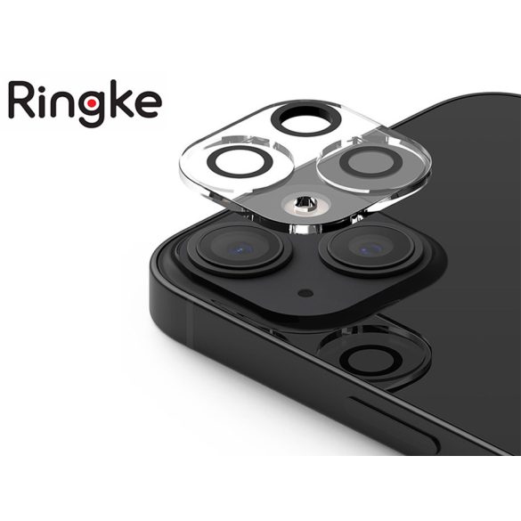 Ringke Camera Full Cover Glass hátsó kameravédő üveg - Apple iPhone 13          Mini/iPhone 13 - átlátszó