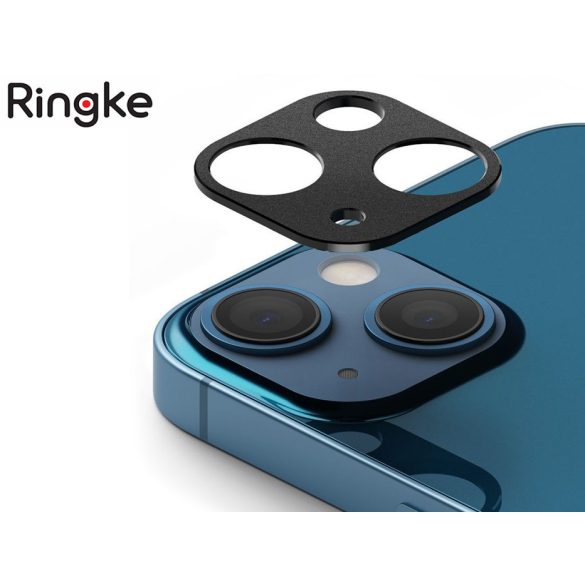 Ringke Camera Sytling hátsó kameravédő borító - Apple iPhone 13 Mini/iPhone 13 -fekete