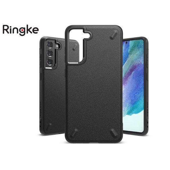 Samsung G990B Galaxy S21 FE 5G ütésálló hátlap - Ringke Onyx - fekete