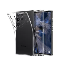   Samsung SM-S918 Galaxy S23 Ultra ütésálló hátlap - Spigen Liquid Crystal -      átlátszó