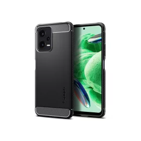   Xiaomi Redmi Note 12 5G/Poco X5 5G ütésálló hátlap - Spigen Rugged Armor -      fekete