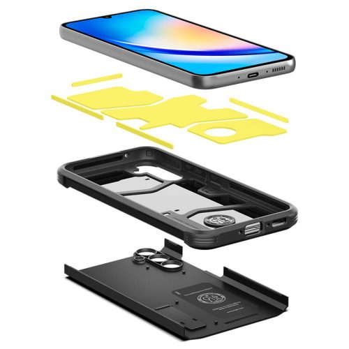 Samsung SM-A346 Galaxy A34 5G ütésálló hátlap - Spigen Tough Armor - fekete