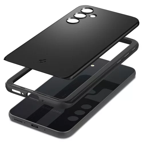 Samsung SM-A546 Galaxy A54 5G ütésálló hátlap - Spigen Thin Fit - fekete