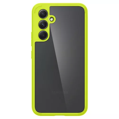 Samsung SM-A546 Galaxy A54 5G ütésálló hátlap - Spigen Ultra Hybrid -           lime/átlátszó