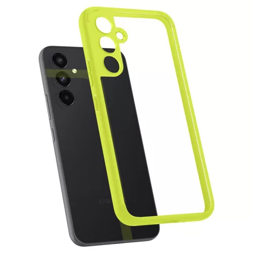 Samsung SM-A546 Galaxy A54 5G ütésálló hátlap - Spigen Ultra Hybrid -           lime/átlátszó