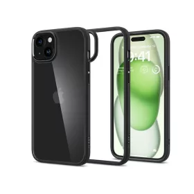   Apple iPhone 15 Plus ütésálló hátlap - Spigen Ultra Hybrid - fekete/átlátszó