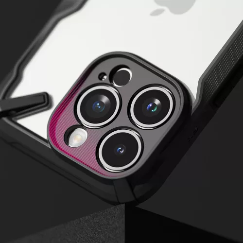 Apple iPhone 15 Pro ütésálló hátlap - Ringke Fusion X - fekete/átlátszó