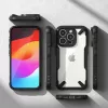 Apple iPhone 15 Pro ütésálló hátlap - Ringke Fusion X - fekete/átlátszó