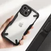 Apple iPhone 15 ütésálló hátlap - Ringke Fusion X - fekete/átlátszó