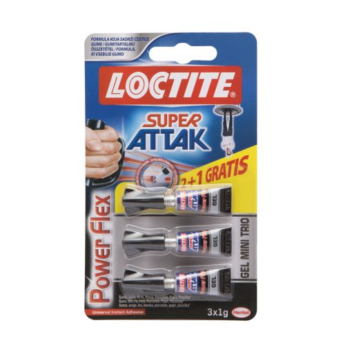 Loctite Super Bond - Gel mini trio - 3 db / bliszter (H1880803)