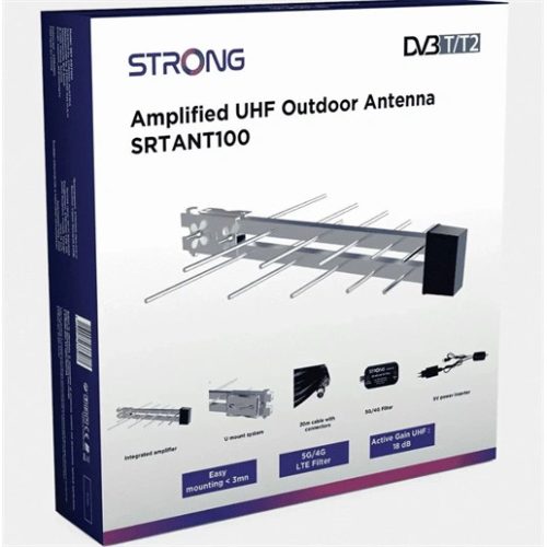 Strong SRTANT100 uhf kültéri antenna 16-18db dvb-t/t2