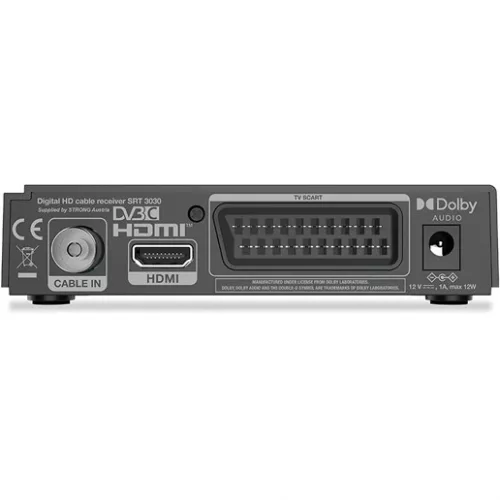 Strong SRT3030 set top box hd kábel vevőkészülék