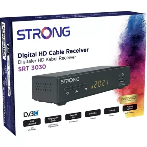 Strong SRT3030 set top box hd kábel vevőkészülék