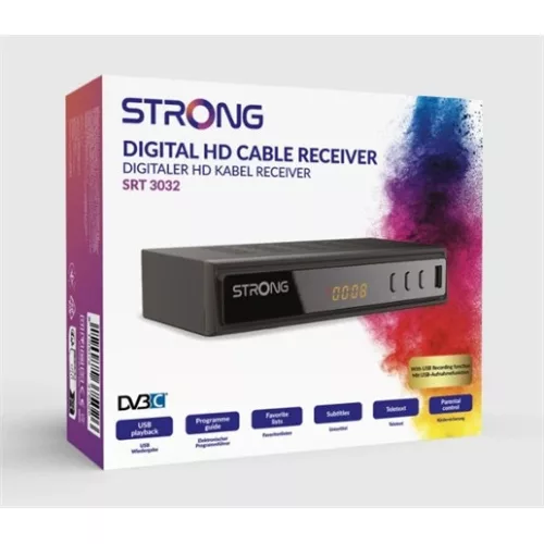 Strong SRT3032 set top box hd kábel vevőkészülék