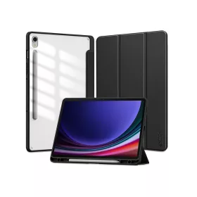   Samsung X710/X716B Galaxy Tab S9 11.0 tablet tok (Smart Case) on/off funkcióval,Pencil tartóval - Tech-Protect Hybrid - fekete (ECO csomagolás)