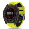 Garmin Fenix 3 / 5X / 3HR / 5X Plus / 6X / 6X Pro / 7X szilikon sport óraszíj - Tech-Protect IconBand Pro - lime/fekete