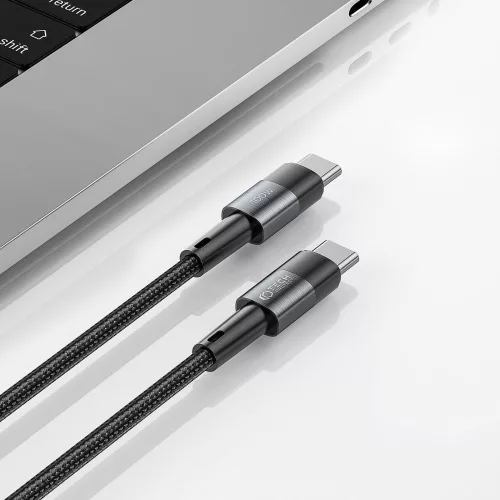 Tech-Protect USB Type-C - USB Type-C adat- és töltőkábel 3 m-es vezetékkel -    Tech-Protect Ultraboost PD100 Cable - 100W - fekete