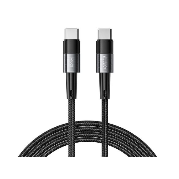 Tech-Protect USB Type-C - USB Type-C adat- és töltőkábel 2 m-es vezetékkel -    Tech-Protect Ultraboost PD100 Cable - 100W - fekete