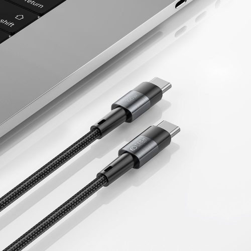 Tech-Protect USB Type-C - USB Type-C adat- és töltőkábel 2 m-es vezetékkel -    Tech-Protect Ultraboost PD100 Cable - 100W - fekete