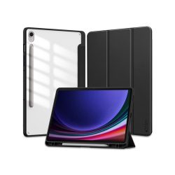   Samsung X510/X516B Galaxy Tab S9 FE 10.9 tablet tok (Smart Case) on/off         funkcióval, Pencil tartóval - Tech-Protect Hybrid - fekete (ECO csomagolás)