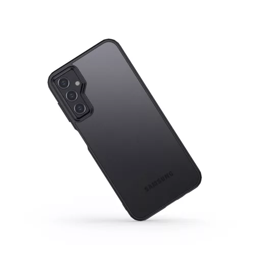 Samsung SM-S711 Galaxy S23 FE szilikon hátlap - Tech-Protect Magmat -           fekete/átlátszó