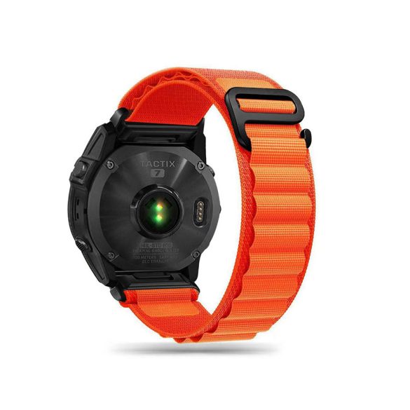 Garmin Fenix 3 / 5X / 3HR / 5X Plus / 6X / 6X Pro / 7X nylon óraszíj - Tech-Protect Nylon Pro - narancs