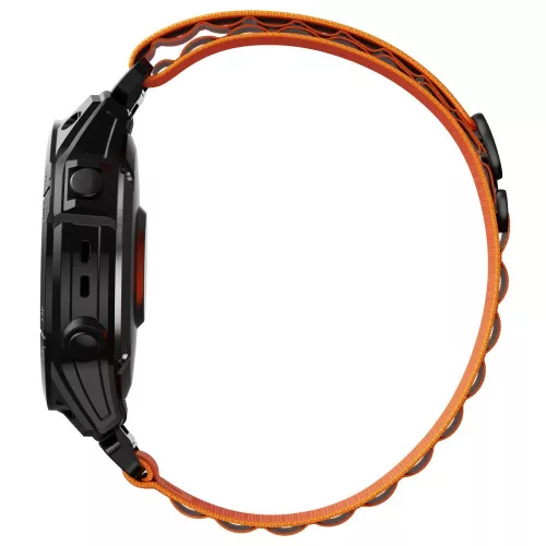 Garmin Fenix 3 / 5X / 3HR / 5X Plus / 6X / 6X Pro / 7X nylon óraszíj - Tech-Protect Nylon Pro - narancs