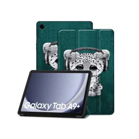   Samsung X210/X215/X216 Galaxy Tab A9+ 11.0 tablet tok (Smart Case) on/off       funkcióval - Tech-Protect - sad cat (ECO csomagolás)