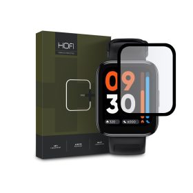   HOFI Hybrid Pro+ Glass üveg képernyővédő fólia - Realme Watch 3 - fekete