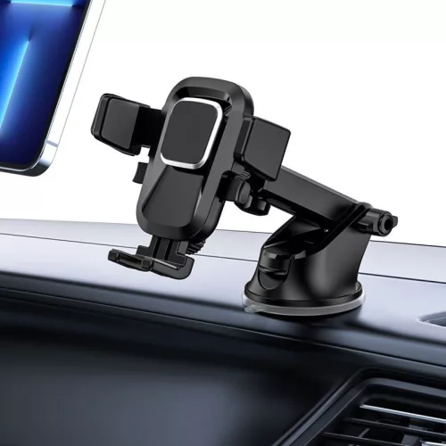Univerzális műszerfalra/szélvédőre helyezhető PDA/GSM autós tartó - Tech-ProtectV4 Universal Dashboard and Windshield Car Mount - fekete