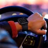 Apple Watch valódi bőrből készült óraszíj - Tech-Protect Leatherfit - 38/40/41  mm - fekete