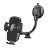 Univerzális műszerfalra/szélvédőre helyezhető PDA/GSM autós tartó - Tech-ProtectUniversal Windshield Dashboard Car Mount V3W-D - fekete
